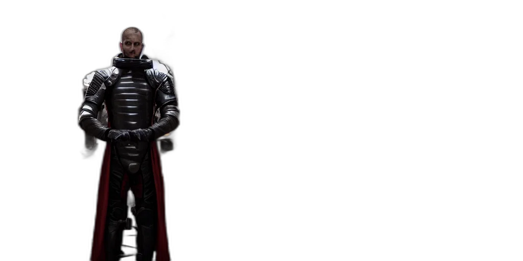 jacket, robot, sword, weapon transparent PNG cut-out