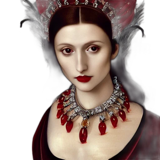 crown, jewelry, face, fantasy art transparent PNG cut-out