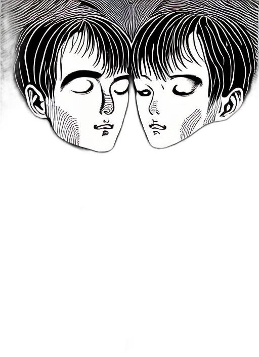 mask, face, cartoon, comic book art, concept art, anime, outer space, monochrome transparent PNG cut-out