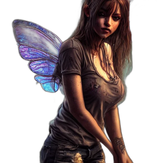 concept art, fantasy art, photorealistic, pixel art, full, body, pose, beautiful transparent PNG cut-out