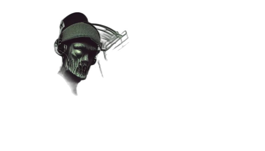 mask, hat, robot, face, concept art, cyberpunk, 3d render, pixel art transparent PNG cut-out
