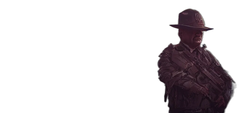 hat, jacket, staff, mask, concept art, photorealistic, 3d render, pixel art transparent PNG cut-out