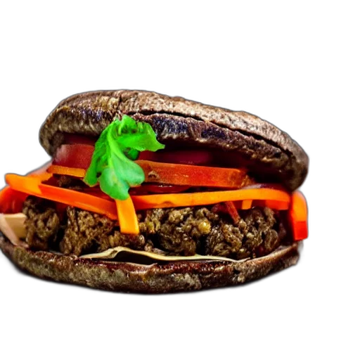 food, animal, crown, photorealistic transparent PNG cut-out
