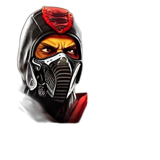 mask, face, robot, concept art transparent PNG cut-out