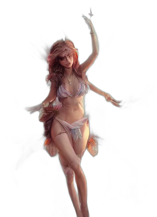 creature, fantasy art, concept art, 3d render transparent PNG cut-out