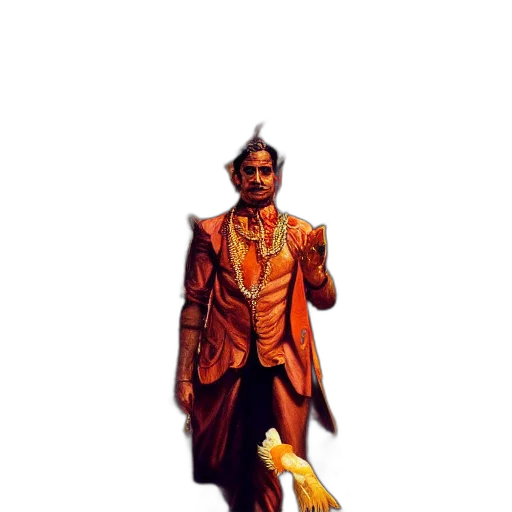 staff, jacket, crown, concept art transparent PNG cut-out