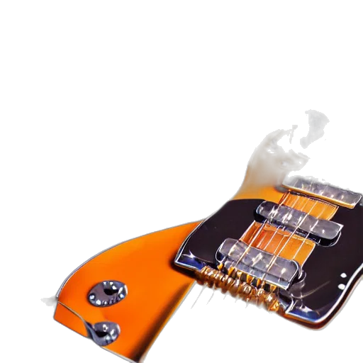 robot, jewelry, 3d render, electric, guitar, close, photograph transparent PNG cut-out