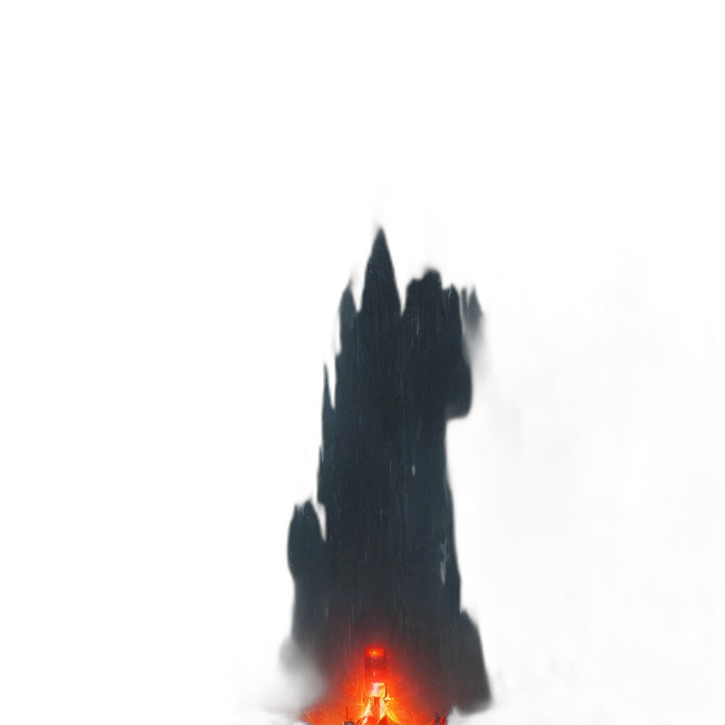 dragon, sword, staff, crown transparent PNG cut-out