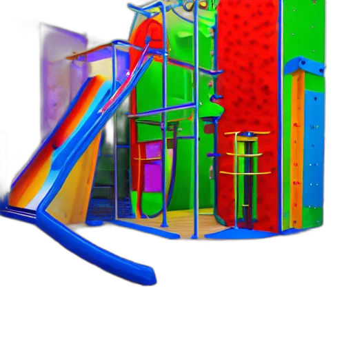 3d render, concept art, indoor, play transparent PNG cut-out