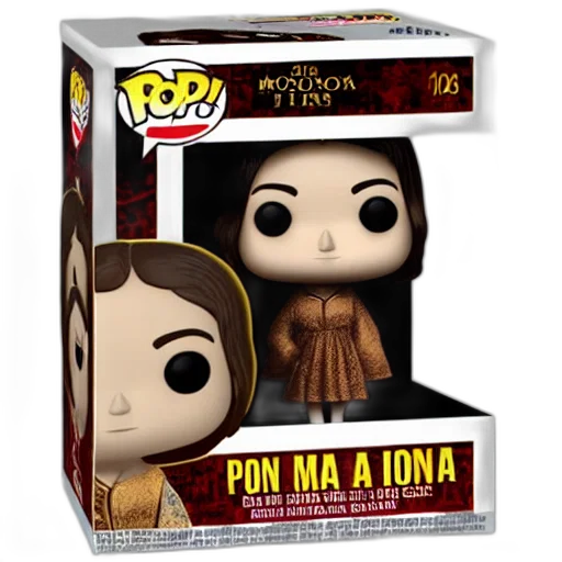 mona, lisa, funko, pop transparent PNG cut-out