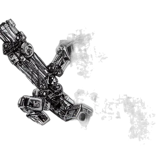 robot, weapon, car, jewelry transparent PNG cut-out