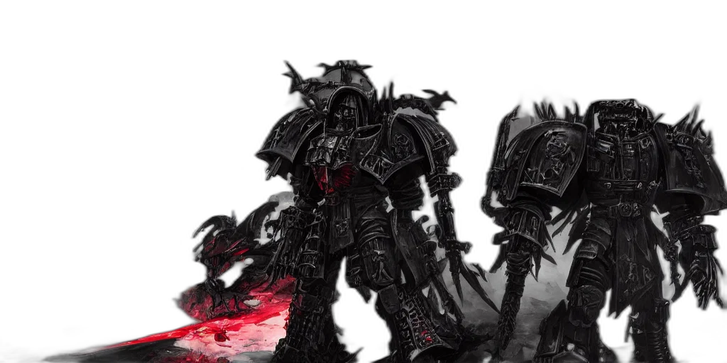 weapon, sword, concept art, fantasy art, 3d render, comic book art, dark, monochrome transparent PNG cut-out