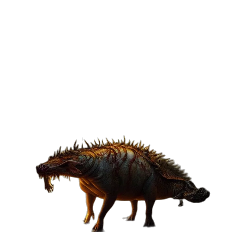 creature, dragon, animal, hair transparent PNG cut-out