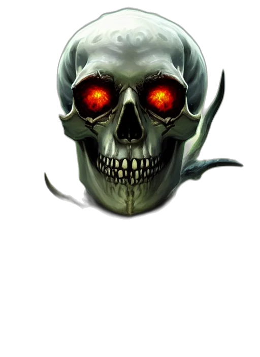 mask, face, staff, weapon, concept art, fantasy art, pixel art, comic book art transparent PNG cut-out