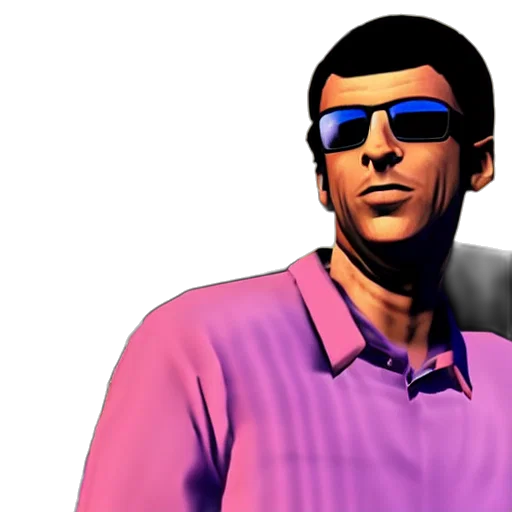3d render, vaporwave, cartoon, photorealistic, tony, hawk, gta, vice transparent PNG cut-out
