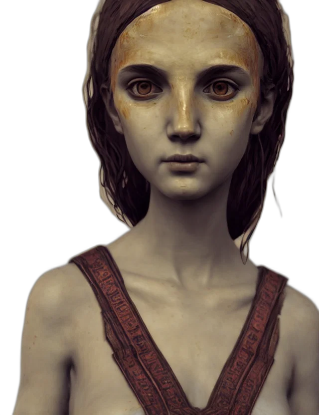 face, mask, staff, creature, fantasy art, concept art, photorealistic, 3d render transparent PNG cut-out