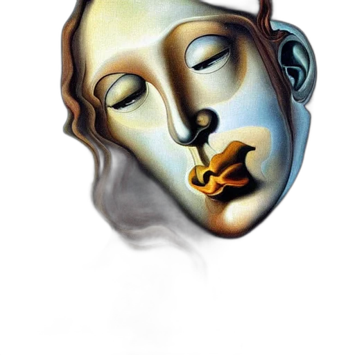 mask, face, crown, jewelry, photorealistic, oil painting, watercolor, concept art transparent PNG cut-out