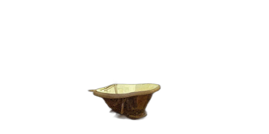 furniture, jewelry, crown, hat, 3d render, photorealistic, oil painting, earth tones transparent PNG cut-out