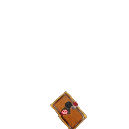 food, animal, furniture, bottle, pixel art, 3d render, concept art, vaporwave transparent PNG cut-out