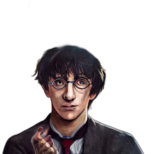 face, staff, concept art, comic book art transparent PNG cut-out