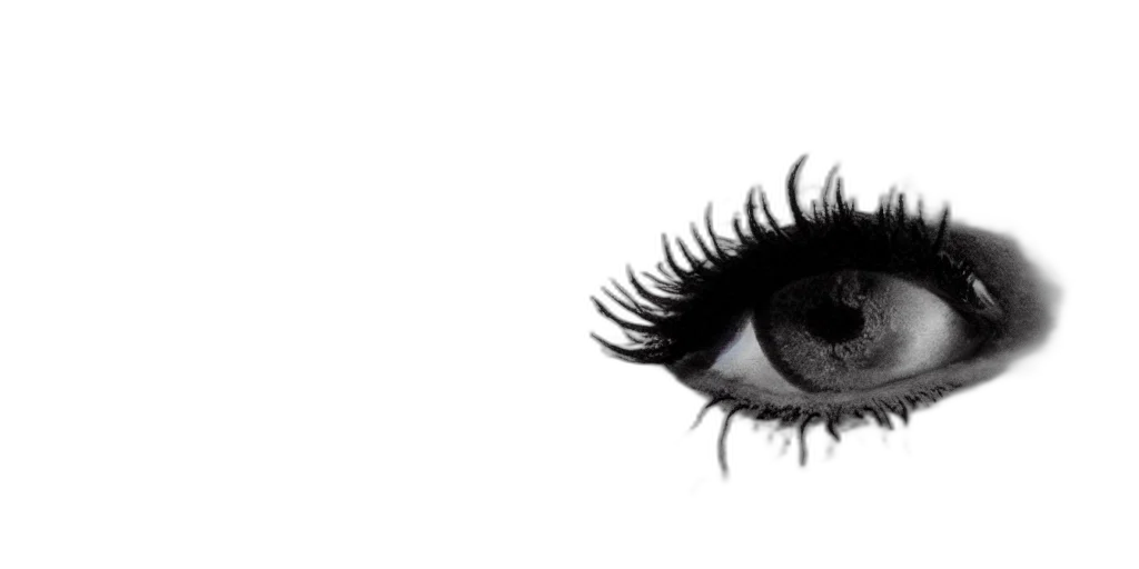 face, hair, mask, jewelry, photorealistic, 3d render, monochrome, eyes transparent PNG cut-out