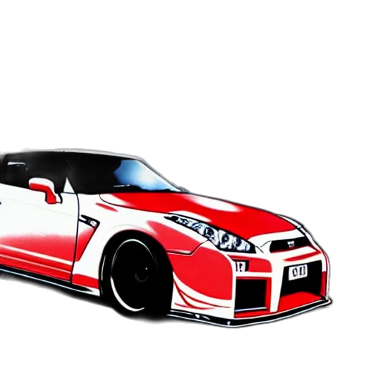 car, 3d render, photorealistic, anime transparent PNG cut-out