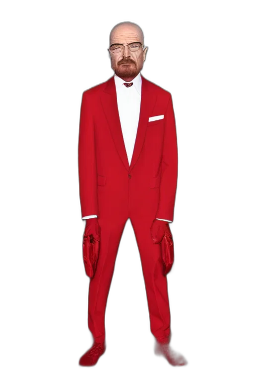 jacket, staff, concept art, cartoon, red, walter, white, bussin transparent PNG cut-out
