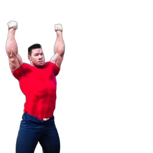 weapon, animal, 3d render, super, strong, man, lifting, car transparent PNG cut-out