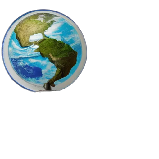 staff, 3d render, photorealistic, pixel art, statue, planet, earth, head transparent PNG cut-out