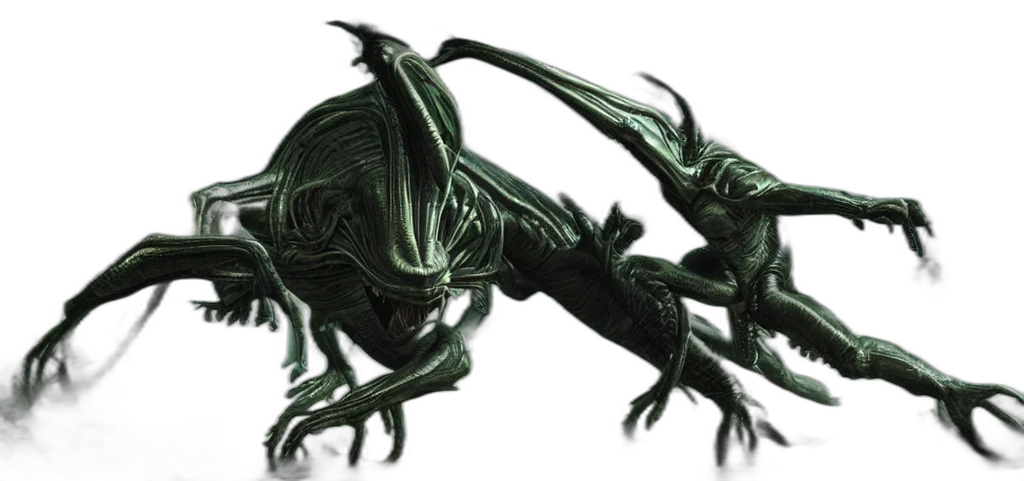 creature, dragon, animal, staff, concept art, 3d render, fantasy art, outer space transparent PNG cut-out