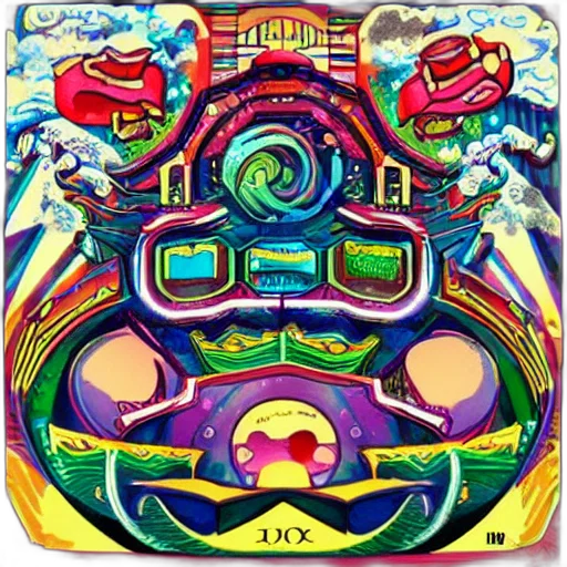 concept art, neon, dreambotmothership transparent PNG cut-out