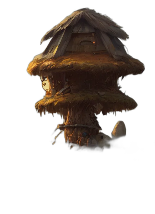 hat, crown, staff, tree transparent PNG cut-out