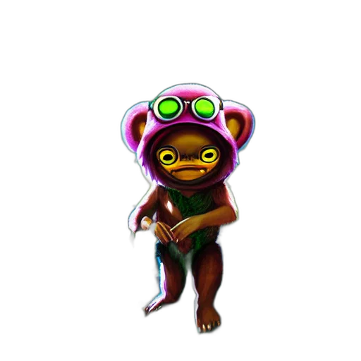 staff, creature, animal, mask transparent PNG cut-out