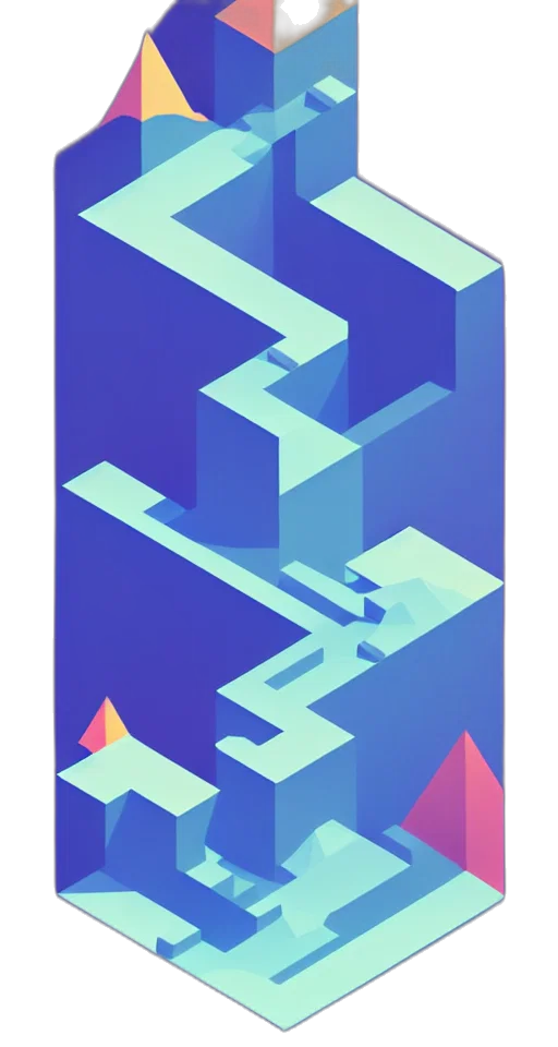 sword, robot, pixel art, vaporwave transparent PNG cut-out