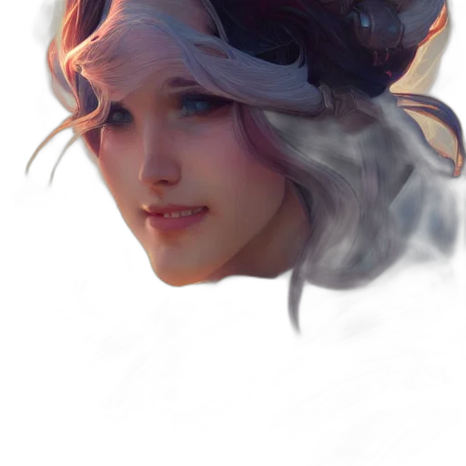 face, dragon, crown, mask, fantasy art, concept art, photorealistic, oil painting transparent PNG cut-out