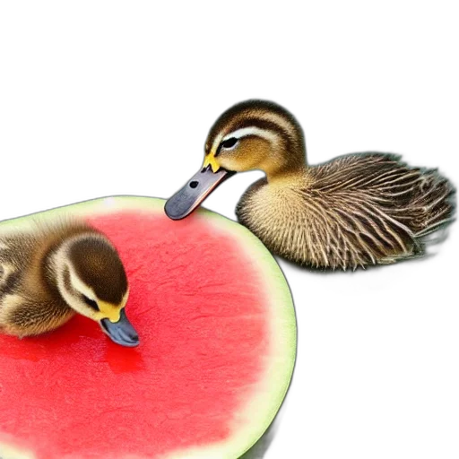 food, animal, photorealistic, 3d render transparent PNG cut-out
