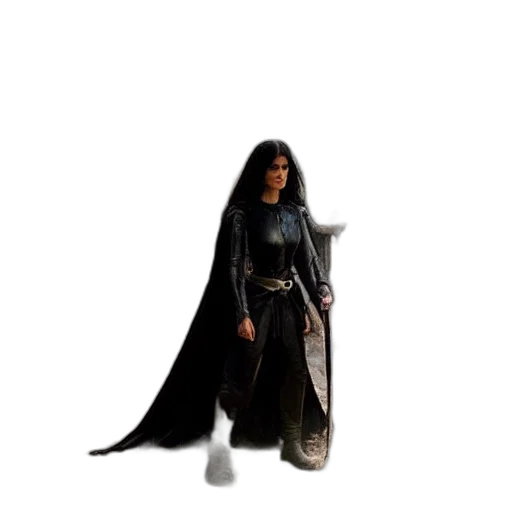 sword, dress, staff, 3d render, concept art, fantasy art, pixel art, dark transparent PNG cut-out