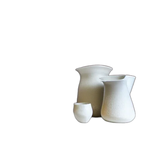 furniture, bottle, jewelry, hat, 3d render, photorealistic, monochrome, porcelain transparent PNG cut-out