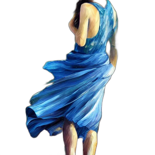 dress, face, staff, jewelry, watercolor, oil painting, photorealistic, concept art transparent PNG cut-out