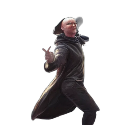 staff, jacket, weapon, concept art transparent PNG cut-out