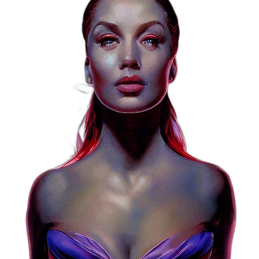 face, jewelry, crown, mask, fantasy art, photorealistic, concept art, oil painting transparent PNG cut-out