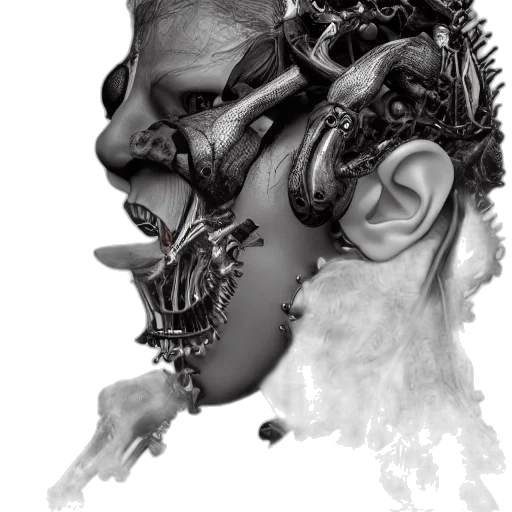 mask, face, crown, creature, photorealistic, cyberpunk, concept art, fantasy art transparent PNG cut-out