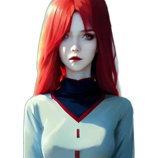 face, robot, jacket, dress, concept art, comic book art, fantasy art, anime transparent PNG cut-out