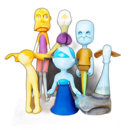 staff, jewelry, mask, robot transparent PNG cut-out