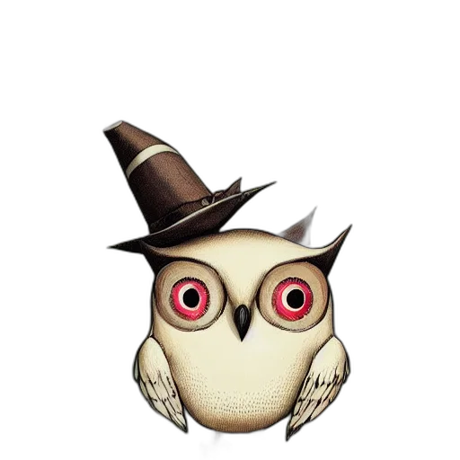 mask, staff, hat, creature transparent PNG cut-out