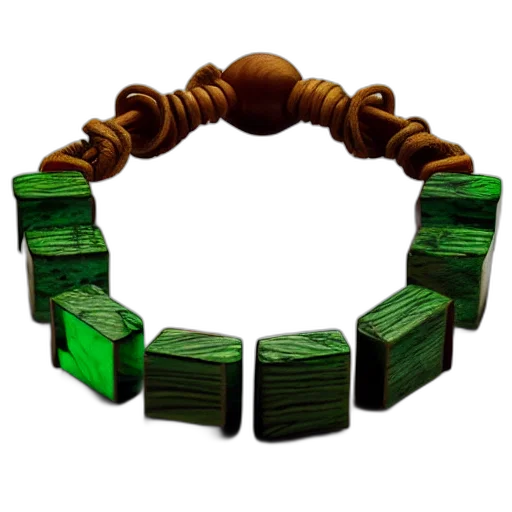 jewelry, crown, furniture, staff, 3d render, green, earth tones, intricate transparent PNG cut-out