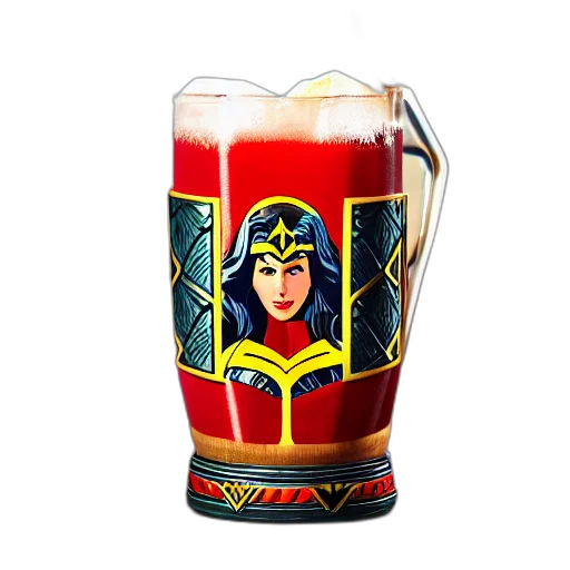 crown, pixel art, comic book art, closeup, photorealistic, photograph, wonder, woman transparent PNG cut-out