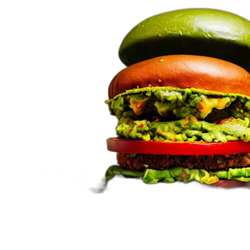 food, 3d render, photorealistic, vegan transparent PNG cut-out