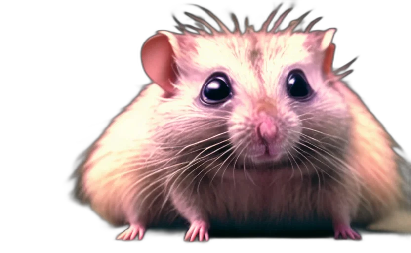 animal, creature, staff, face, photorealistic, 3d render, concept art, cartoon transparent PNG cut-out