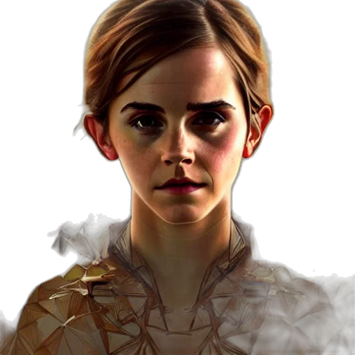face, mask, concept art, photorealistic transparent PNG cut-out